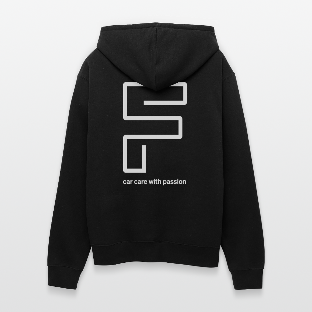 Men’s Hooded Sweater by Russell - Schwarz