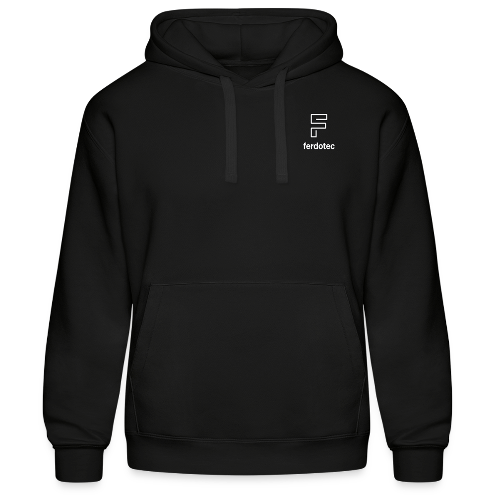 Men’s Hooded Sweater by Russell - Schwarz