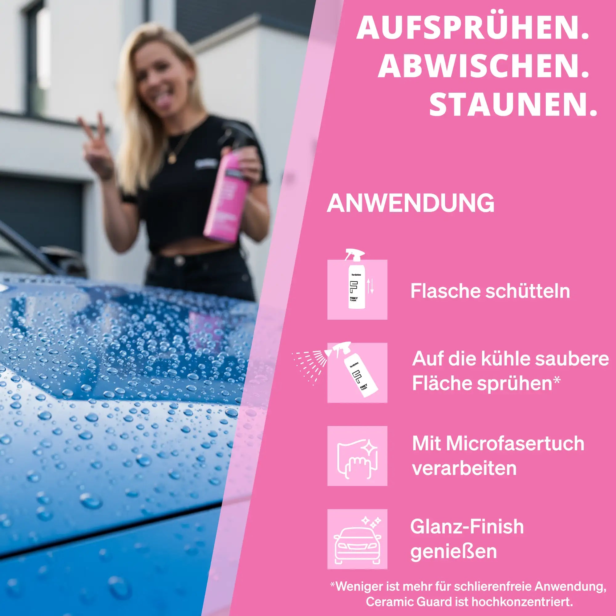 Ceramic Guard Sprühversiegelung Microfaser Spar-Set