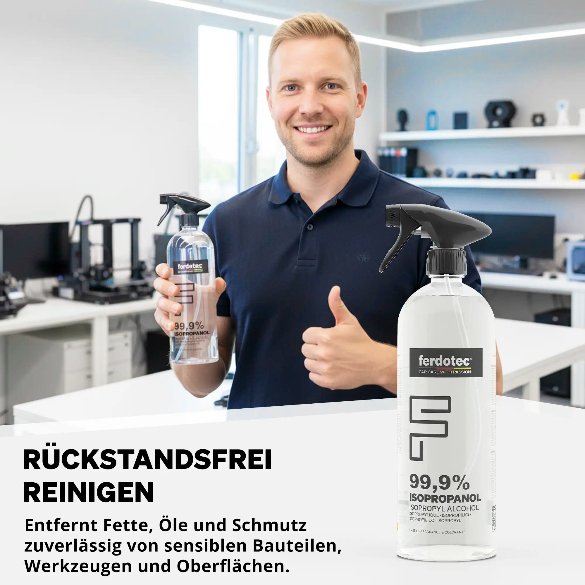 IPA 1L - Isopropanol 99,9% Sprühflasche