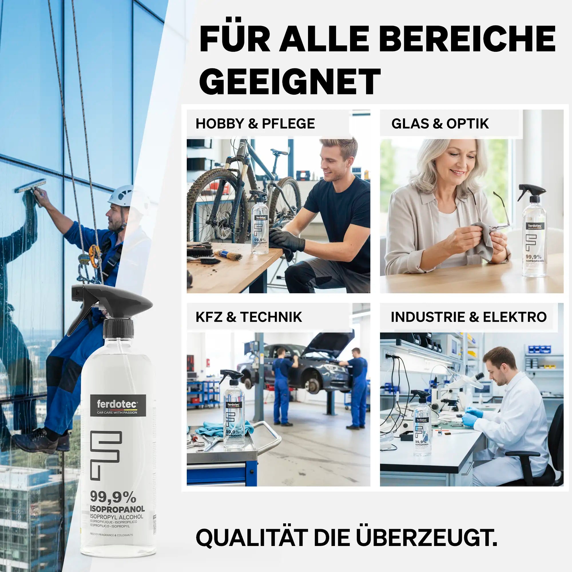 IPA 1L - Isopropanol 99,9% Sprühflasche