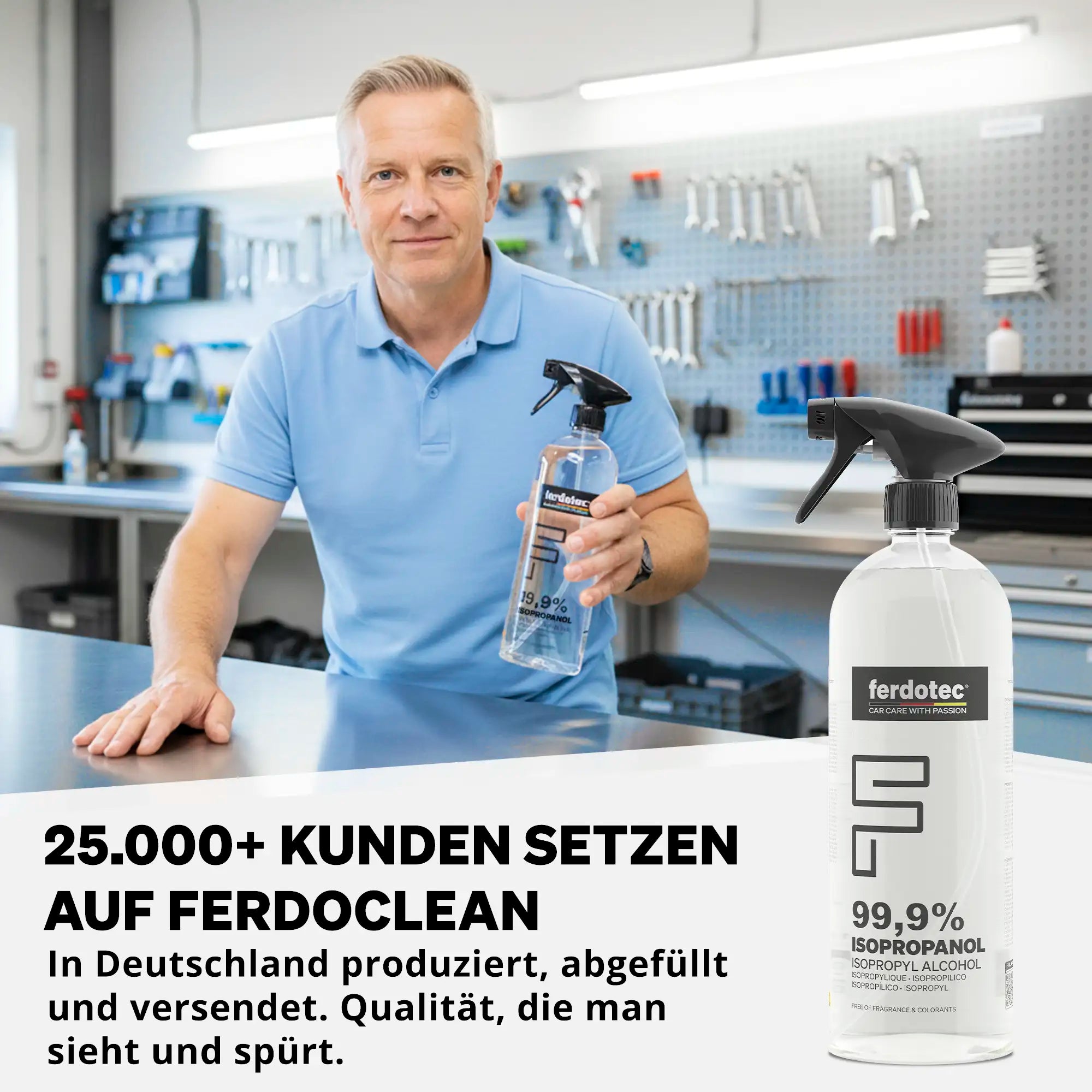IPA 1L - Isopropanol 99,9% Sprühflasche