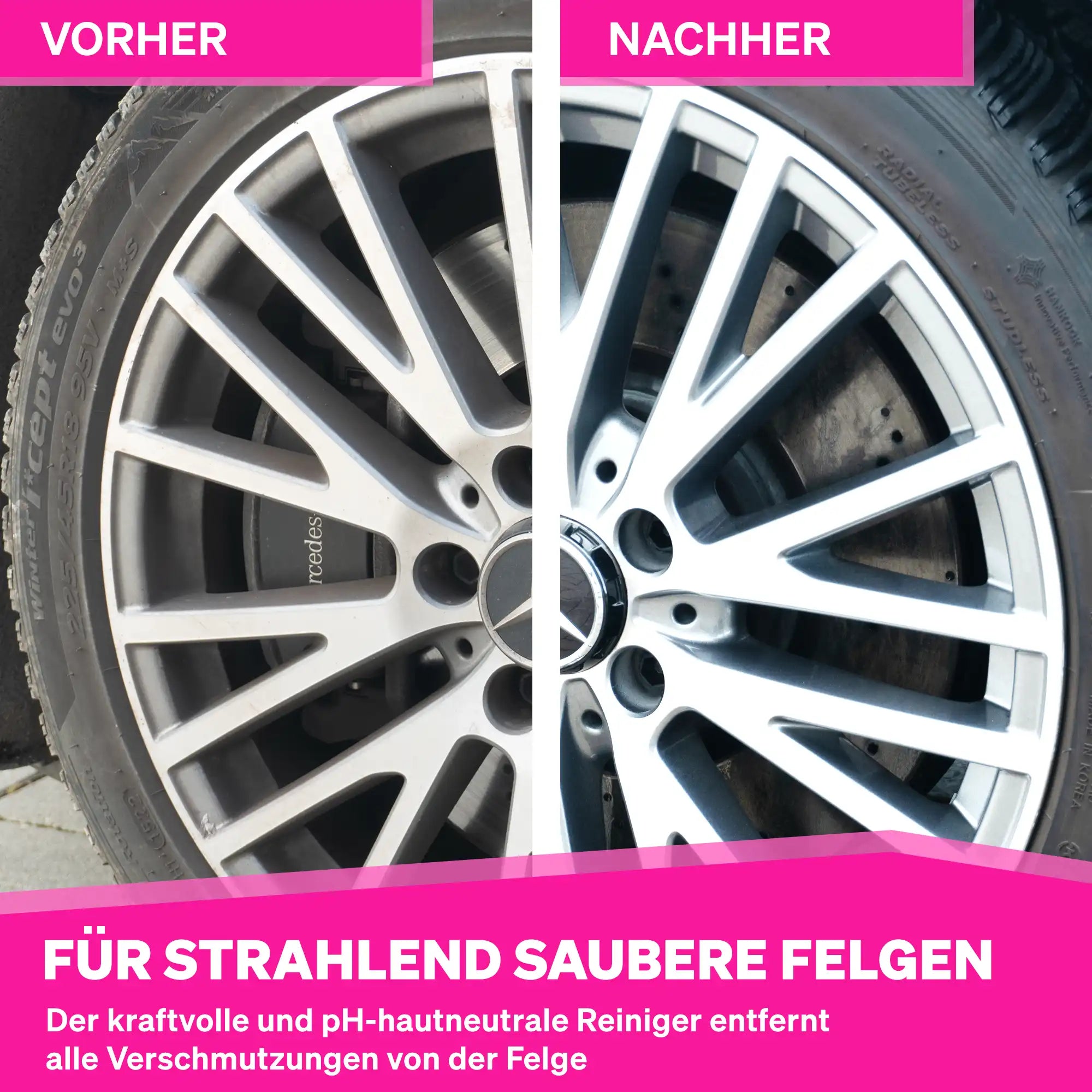 Pinky Flash Felgenreiniger² Spar-Set