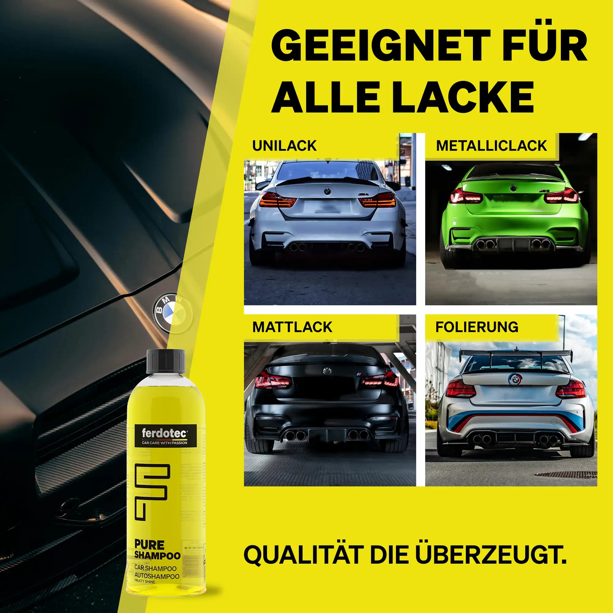Pure Shampoo & Pinky Flash mit Felgenbürste Spar-Set