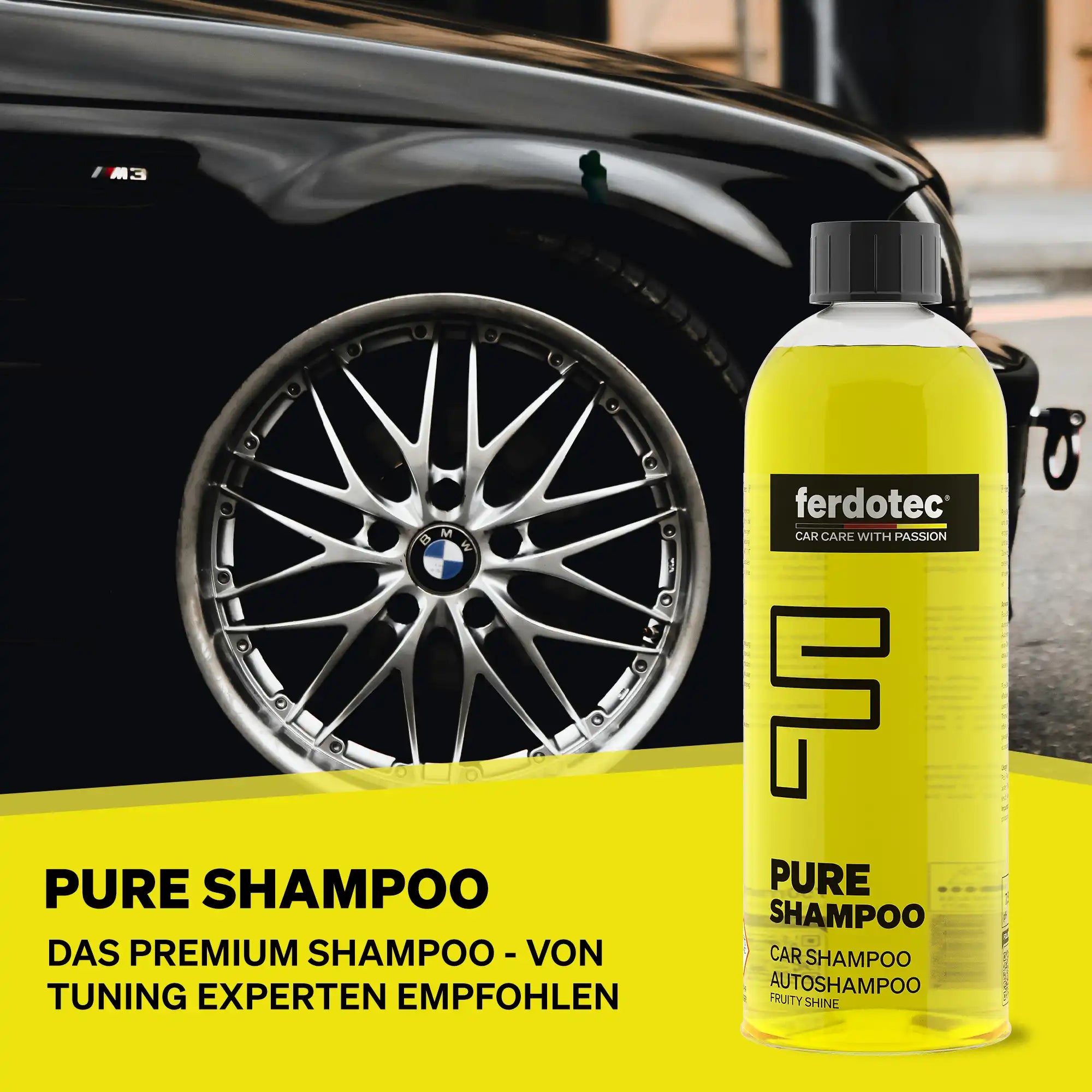 Pure Shampoo & Pinky Flash mit Felgenbürste Spar-Set