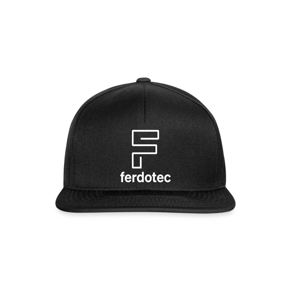 Snapback Cap - Schwarz/Schwarz