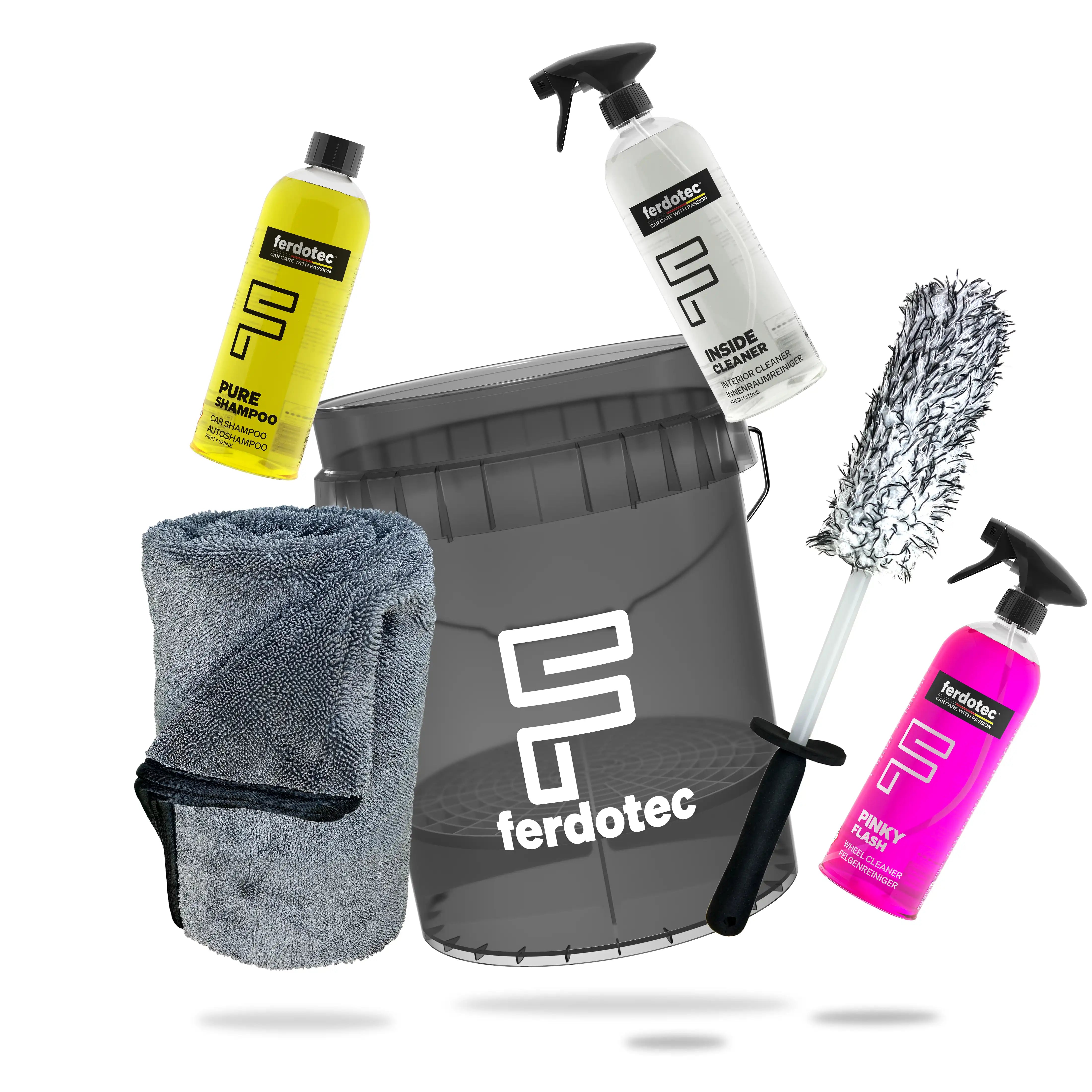 Basic Car Care Set Schwarz